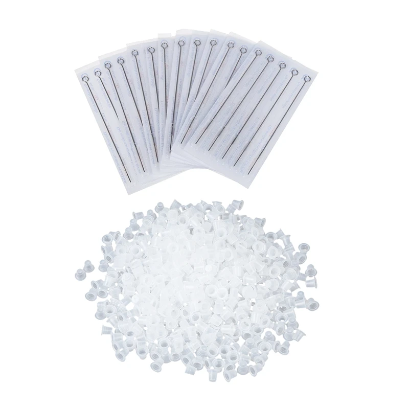 50X игла для тату машинок 3RL круглый вкладыш Нержавеющая сталь & 500 шт 8 мм Ювелирные