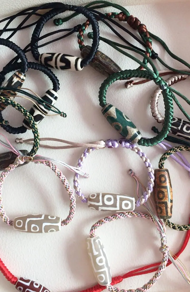 4pcs Many Patterns Around 38-40mm Green Antique Tibet Dzi agates Beads For DIY Necklace Bracelat Jewelry Making ! - купить по