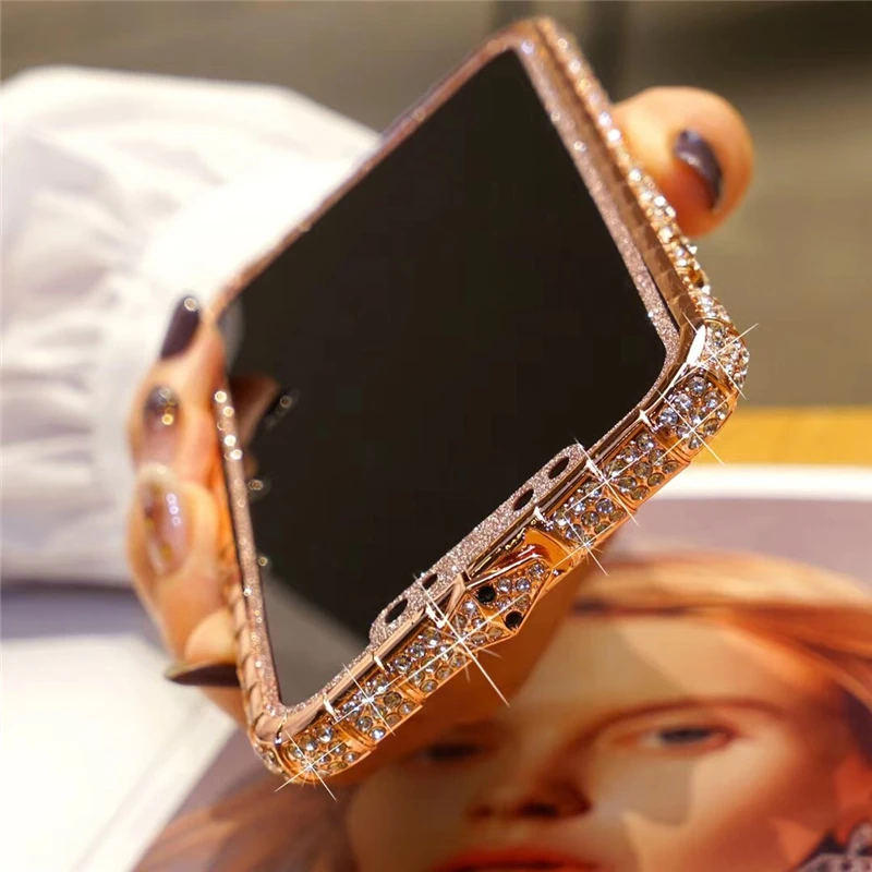 Роскошный чехол со стразами и кристаллами для телефона iPhone 12 11Pro X XR MAX For 8 7 6 Plus