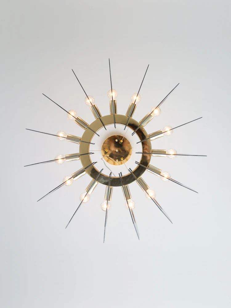 

Home Post-modern Simple LED Chandelier Luxury Living room Hanging Lamps Dining room Bedroom Lights Black Crystal Lighting