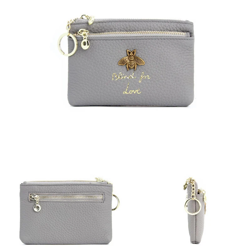 Ультратонкий кошелек из натуральной кожи брендовый дизайнерский бумажник для