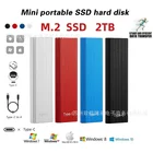 Оригинальный внешний жесткий диск USB 3,1 SSD мобильный жесткий диск M.2 HD внешний SSD 1 ТБ 2 ТБ 4 ТБ USB3.0 твердотельный накопитель