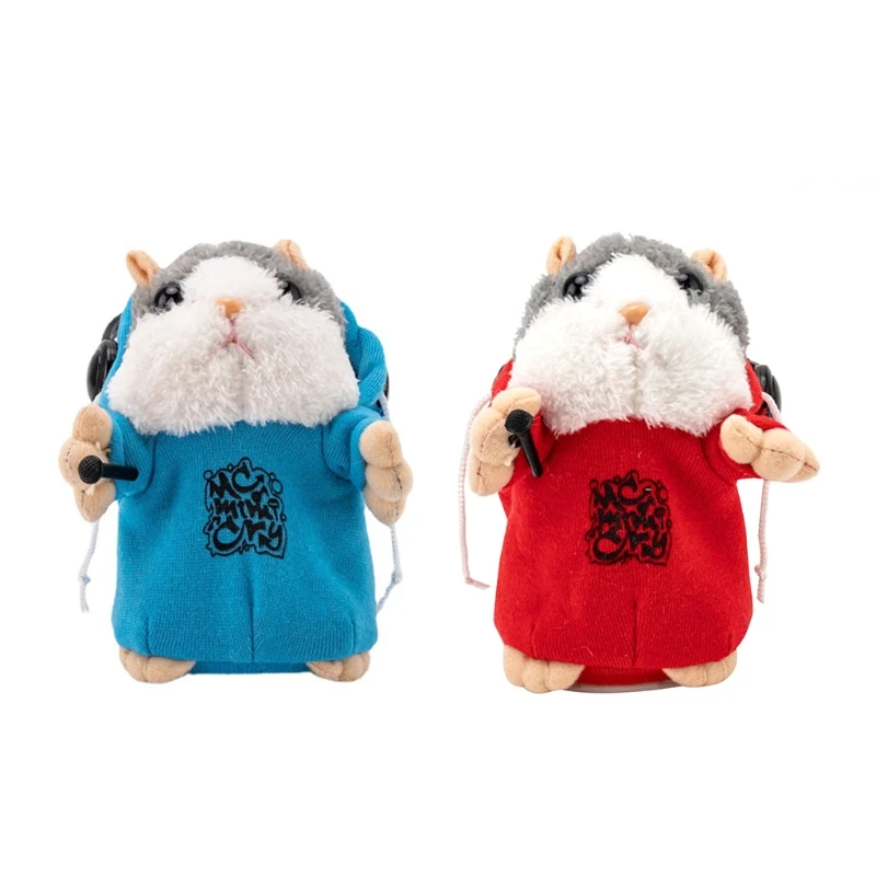 

Talking Hamster Toy Plush Animals Toy Home Decor Party Sound Repeat Doll