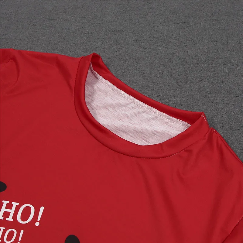 Рождественская семейная одежда Рождественский семейный пижамный комплект из