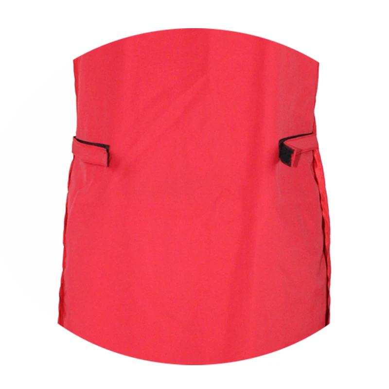 Красный фартук для парикмахерской дизайна ногтей в модном дизайне двусторонний