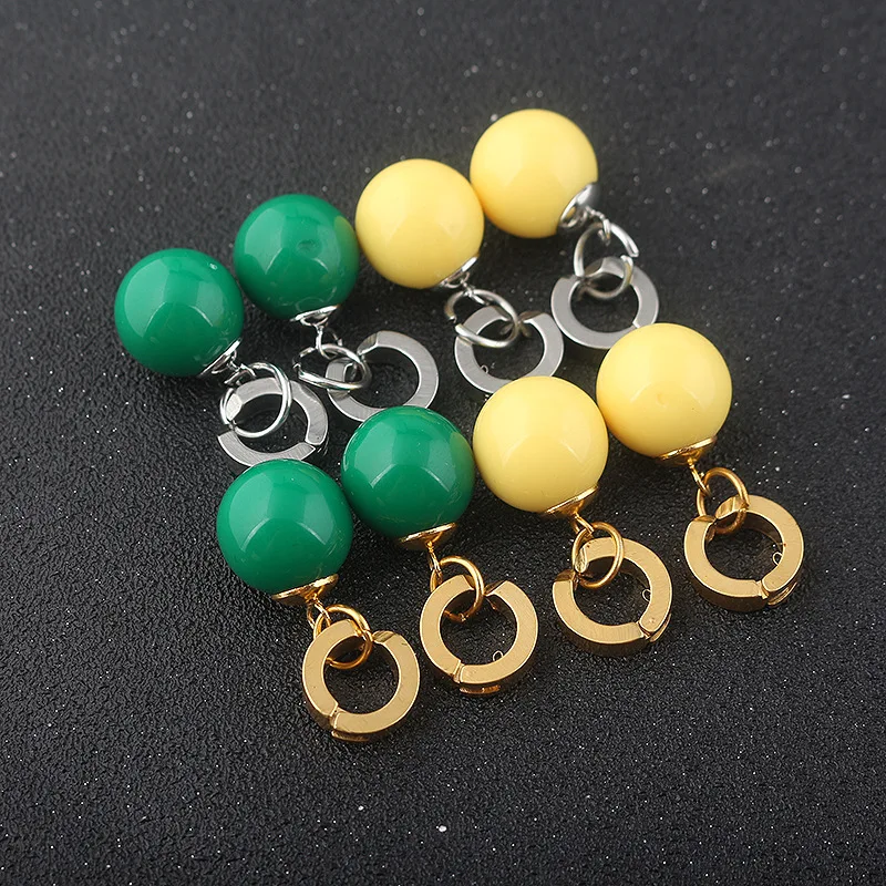 

Anime Peripheral Super King God Earrings Black Goku Zamas Fit Space-Time Ear Clips No Need Ear Holes To Send Boys Surprise Gifts