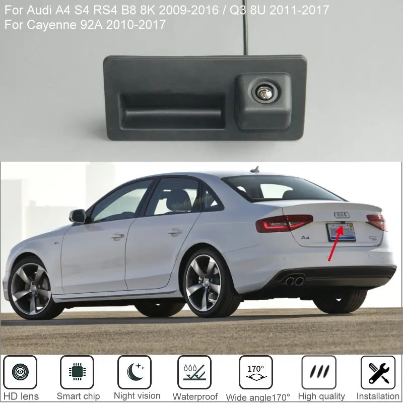 

Ручка багажника автомобиля задняя камера для Audi A4 / S4 / RS4 B8 8K 2009-2016 / Q3 8U 2011-2017/для Cayenne 92A 2010-2017
