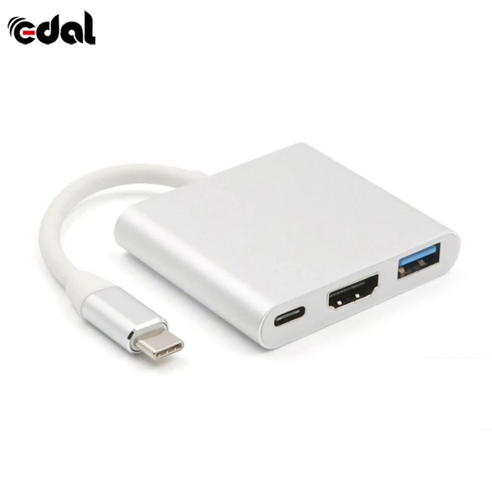 Адаптер Type C HDMI USB 3 0 для консоли Nintendo Switch на TV Video Digital 4K HD конвертер Samsung S8 Huawei