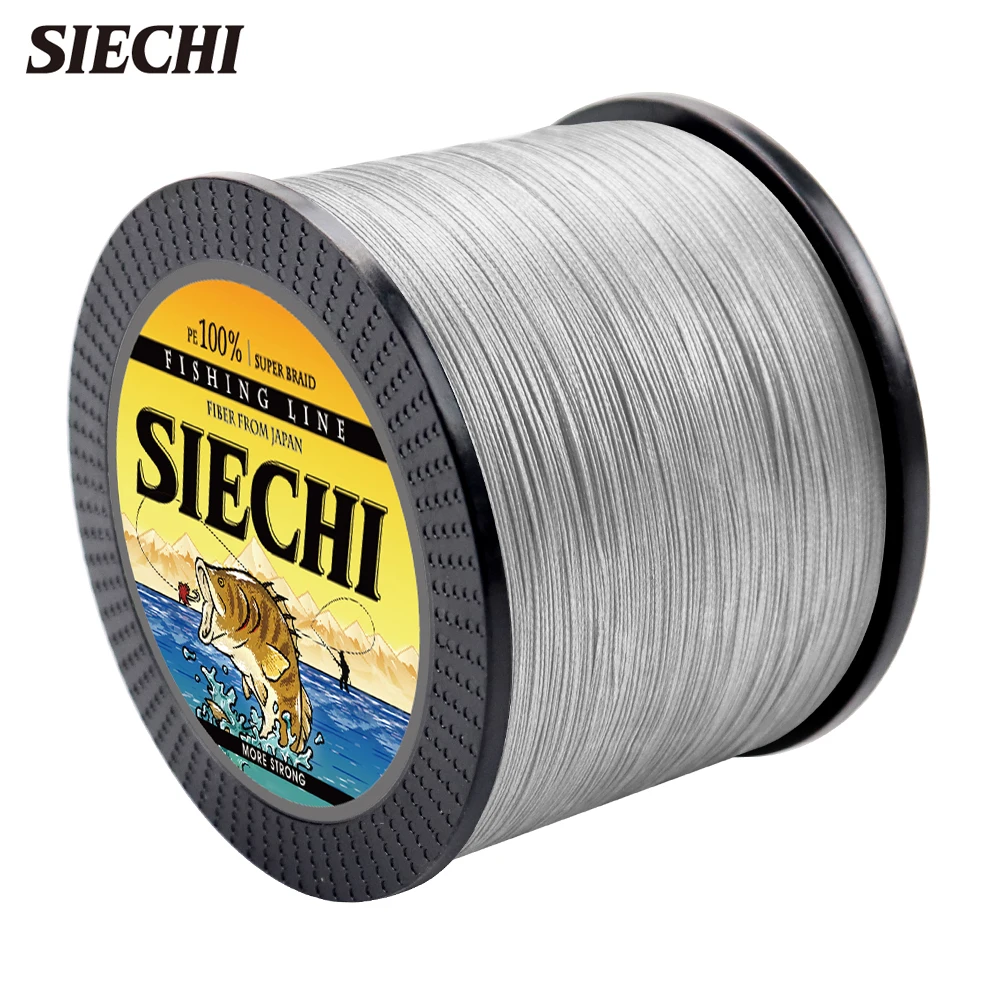 SIECHI 9 Strands Braided Fishing Goods Line Multifilament 300/500/1000M Carp Japanese Wire Fishing Accessories 100% PE Cord