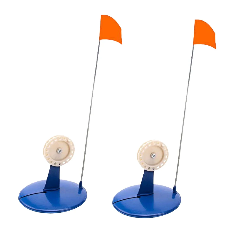 Портативная прочная Удочка из АБС пластика для зимней ледовой рыбалки с синим