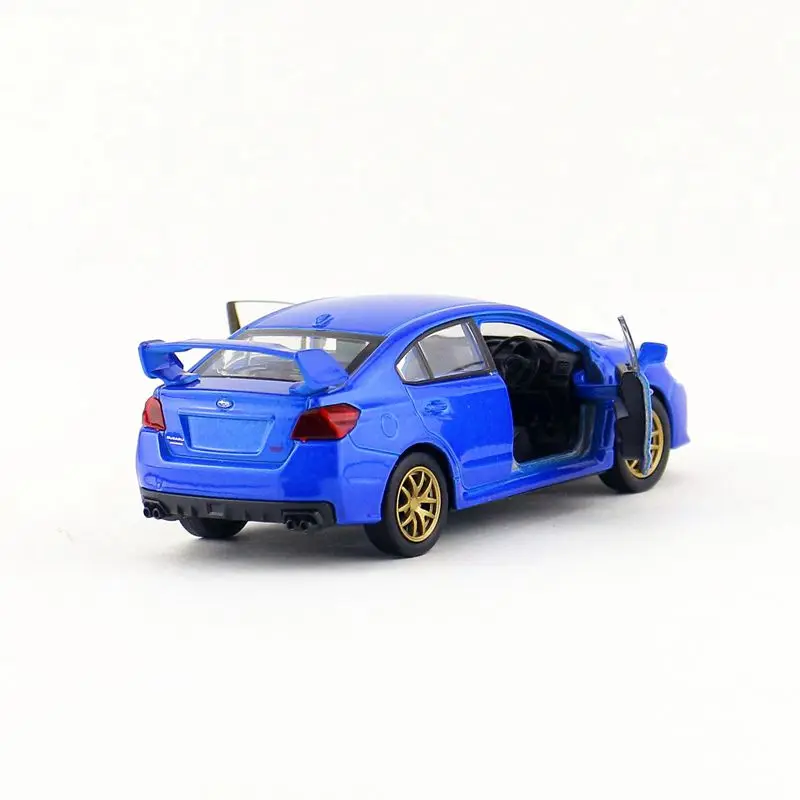 YJ 1/36 масштаб вытяните назад автомобиль игрушки Япония SUBARU Impreza STI литой металл