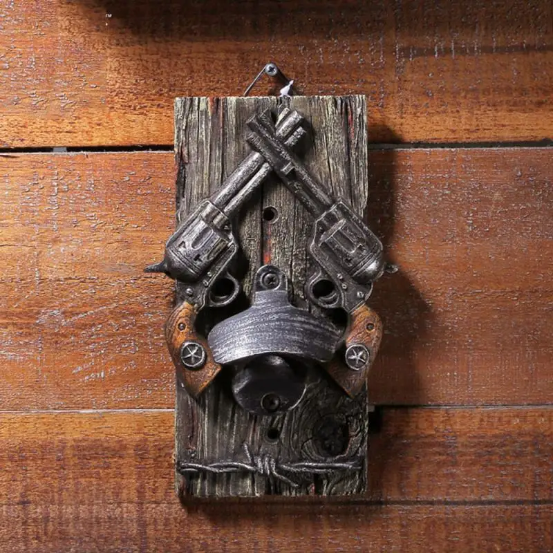 

8-дюймовый Высокий винтажный Открыватель пива, Западный бар, настенный Открыватель, украшение, настенная вешалка, открывалка для консервных...