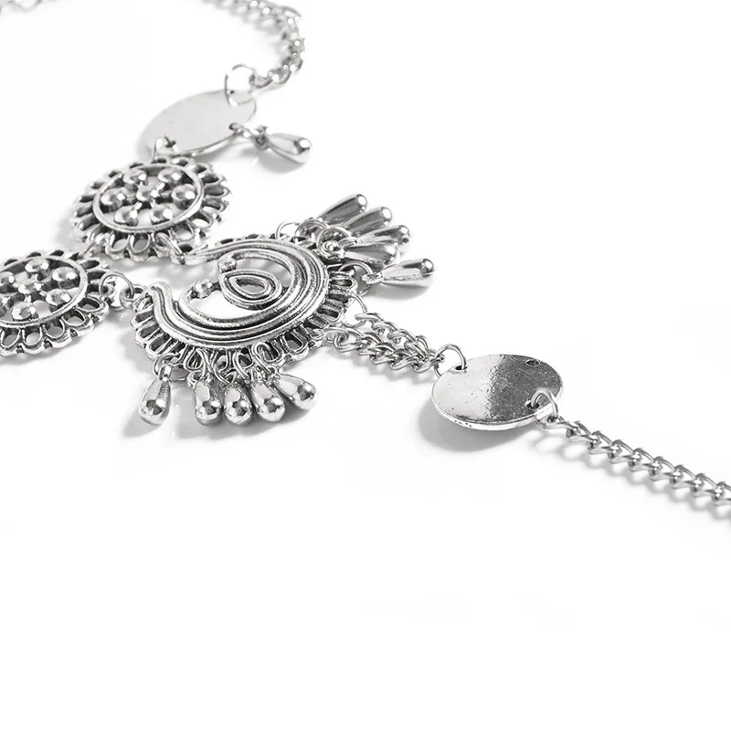 Браслеты на лодыжку женские в богемном стиле винтажные анклеты с открытыми