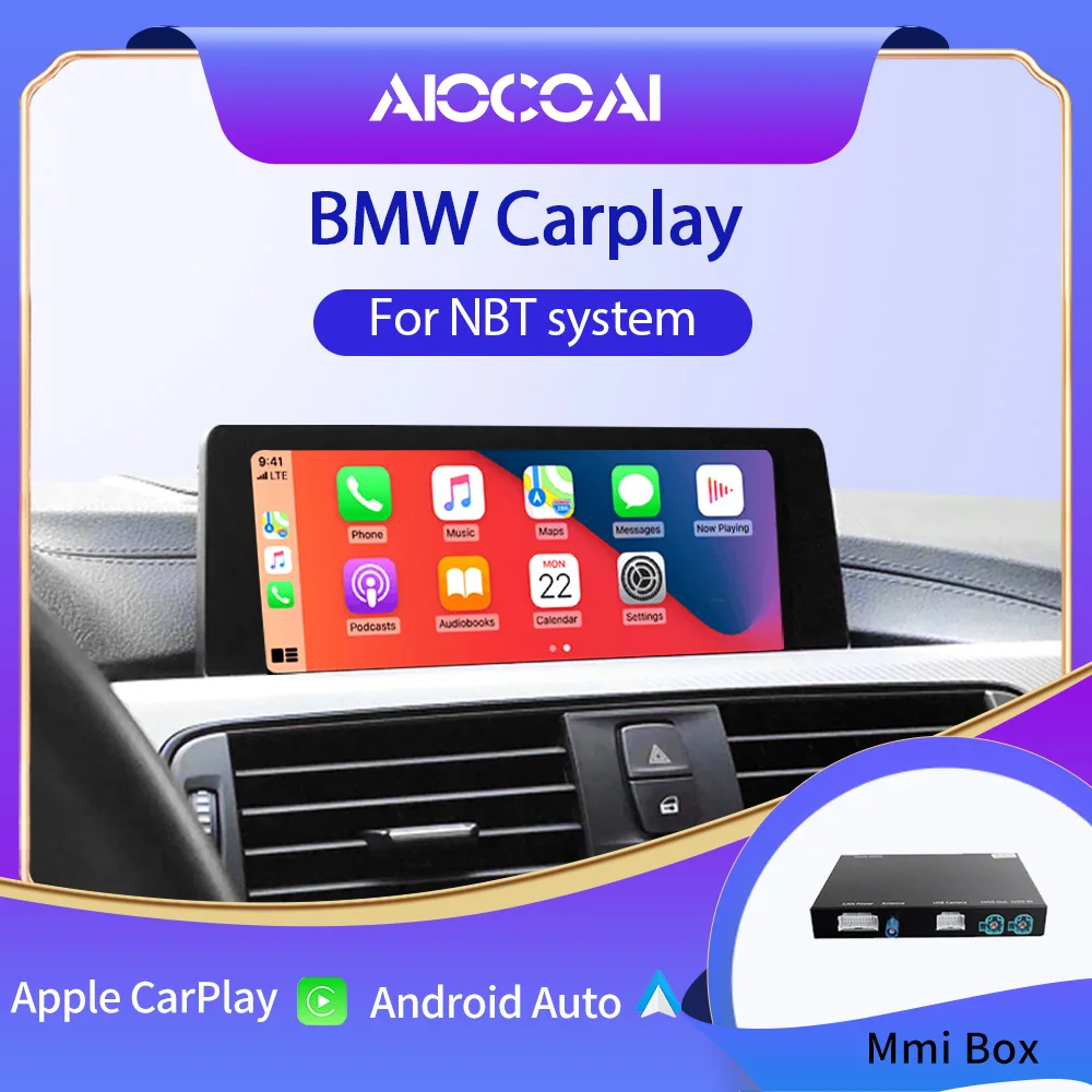 Apple автомобиль для bmw беспроводной BMW MINI CarPlay f20 все системы NBT f01 f30 f22 f25 f15 камера