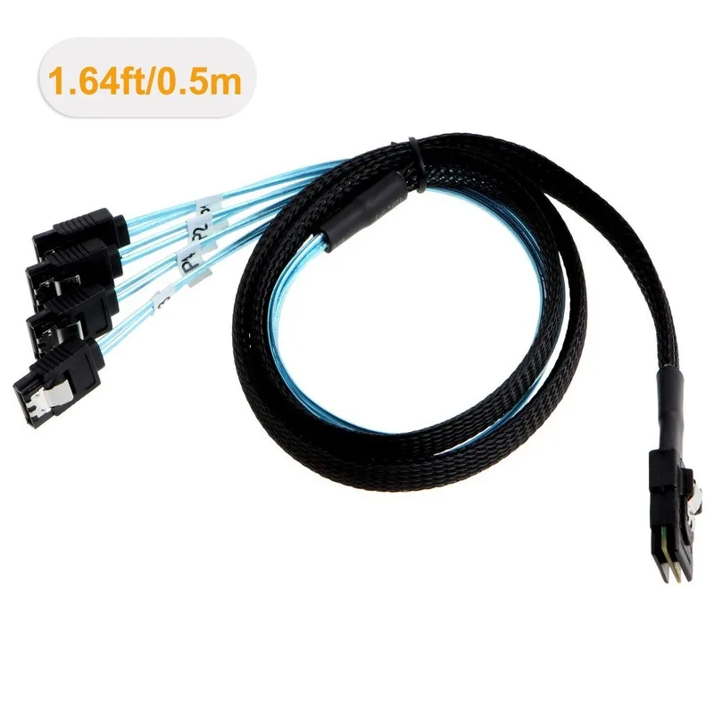 Mini SAS 36Pin (SFF-8087) штекер до 4 SATA 7Pin гнездовой кабель хост/контроллер