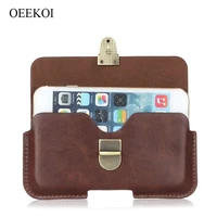 oeekoi pu leather belt clip pouch cover case for fly viewlife compactchampmemory pluspower plus 2knockoutpower plus 1