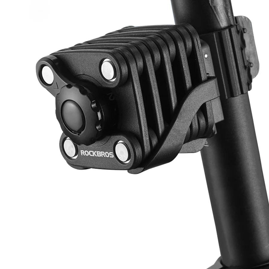 Складной мини замок с защитой от кражи паролем на цепочке гамбургера для