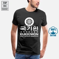 kukkiwon taekwondo headquarters korea martial art mens black t shirt size s 3xl
