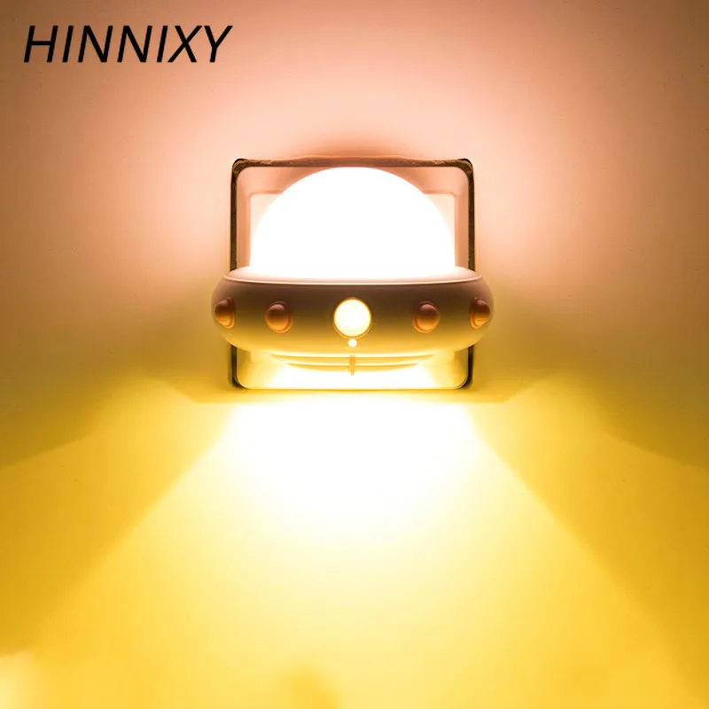 Hinnixy НЛО дистанционный ночной Светильник энергосберегающая розетка для зарядки