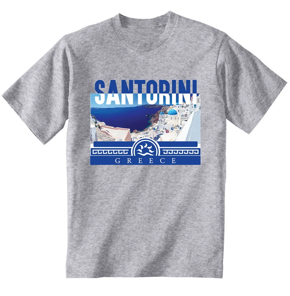 Новая греческая хлопковая серая футболка с принтом мужские топы для мужчин и