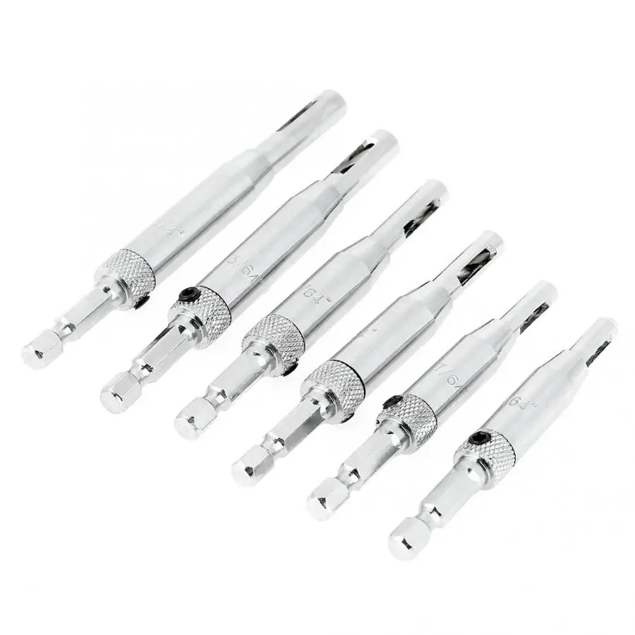 Набор самоцентрирующихся Сверл из быстрорежущей стали для металла 6 шт.|Сверла| |