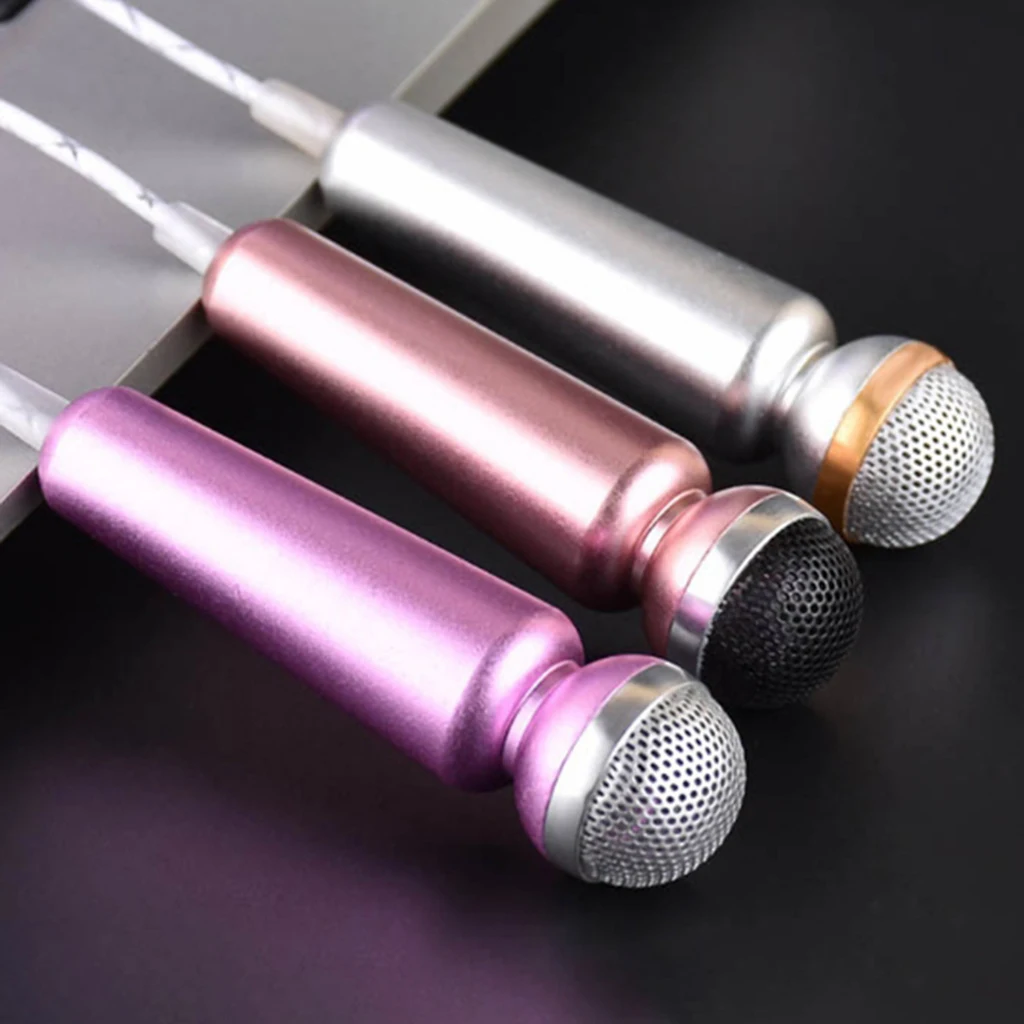 

Microphone Smartphone Condenser Microphone Mic Plug & Play For Chatting Karaoke