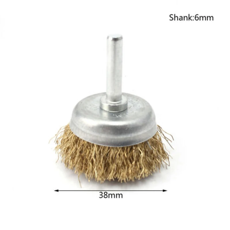 2 шт. набор кистей для сверления стальной проволоки 38x6 мм полировщик колеса чашки