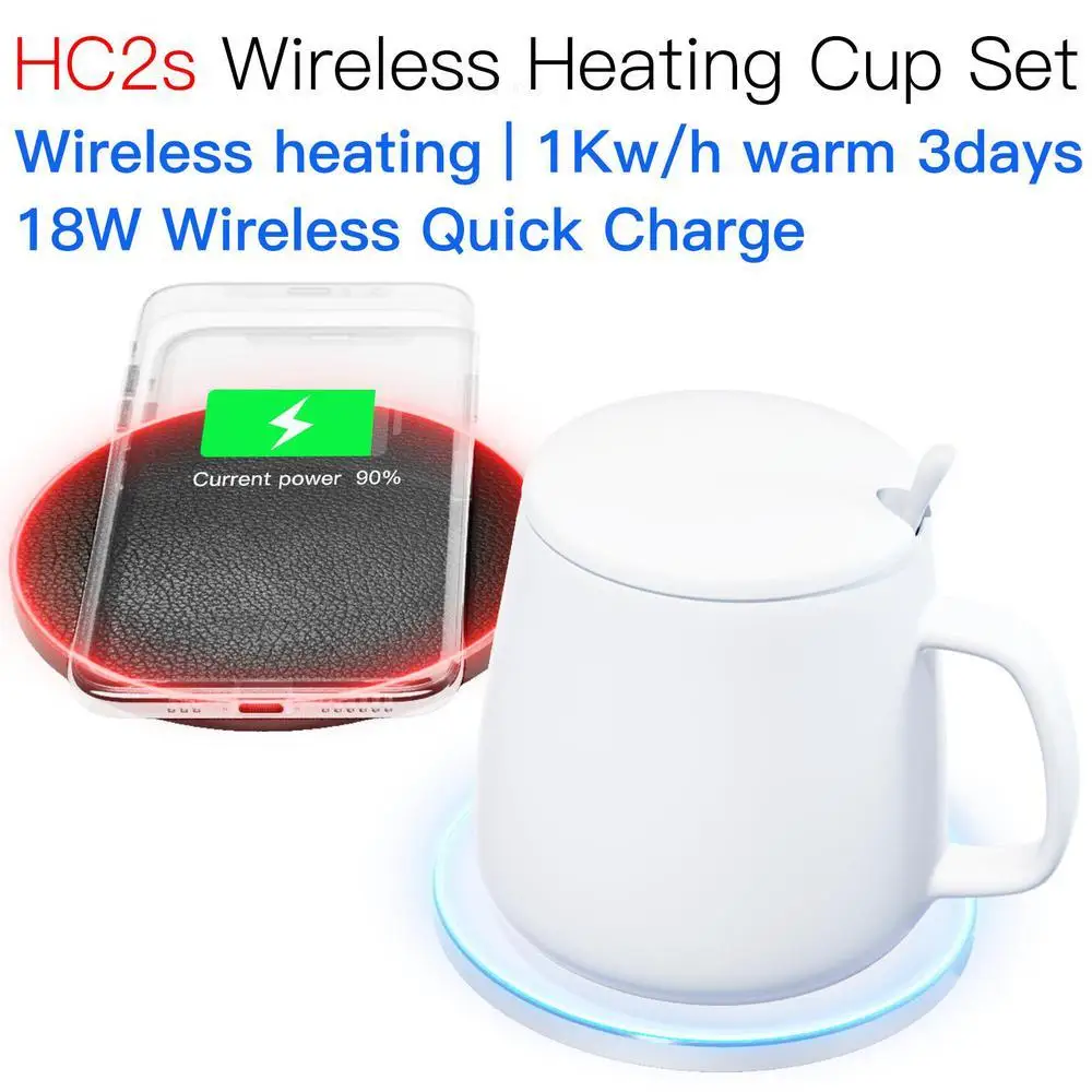 

JAKCOM HC2S Wireless Heating Cup Set Nice than wireless charger stand for 12 9 cargador pd 100w wall usb station xs