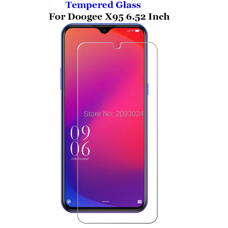 

20pcs for doogee x95 tempered glass original safety shield protective film explosion-proof screen protector for doogee x95 guard
