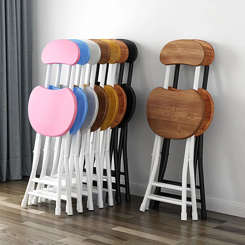 

Collapsible Dining Room Chairs Home Furniture Chairs For Kitchen Modern Simplicity Nordic Kitchen Stool Student Portable Stool