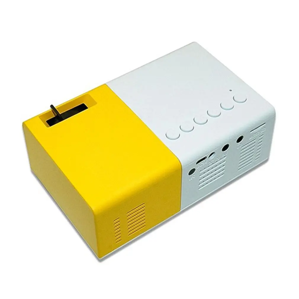 J9 Мини проектор HD домашний Театр Поддержка 1080P AV USB Micro SD карта портативный