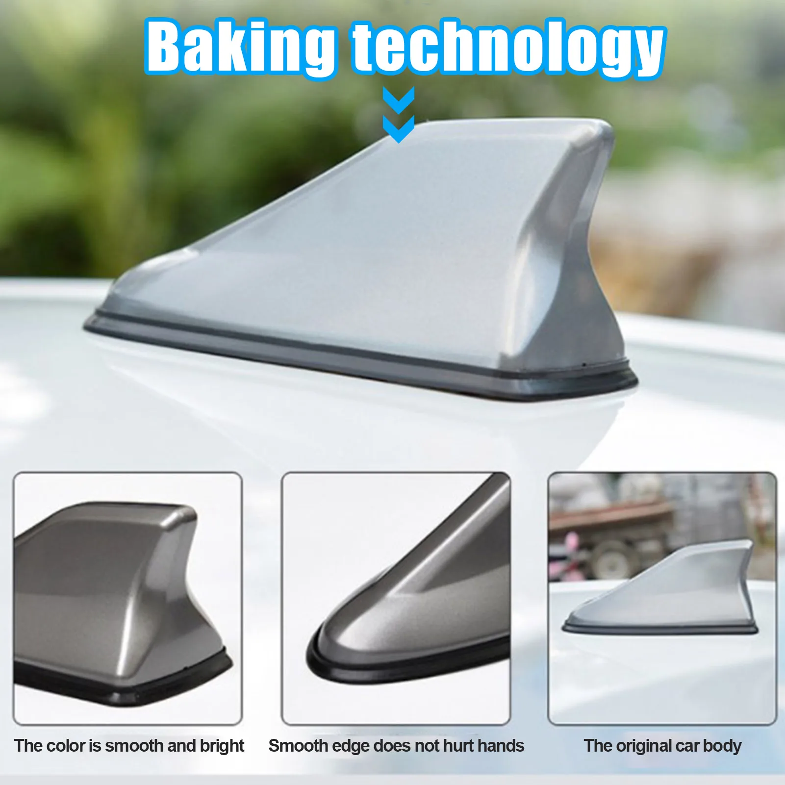 Автомобильная антенна плавник акулы второго поколения в виде акульих плавников