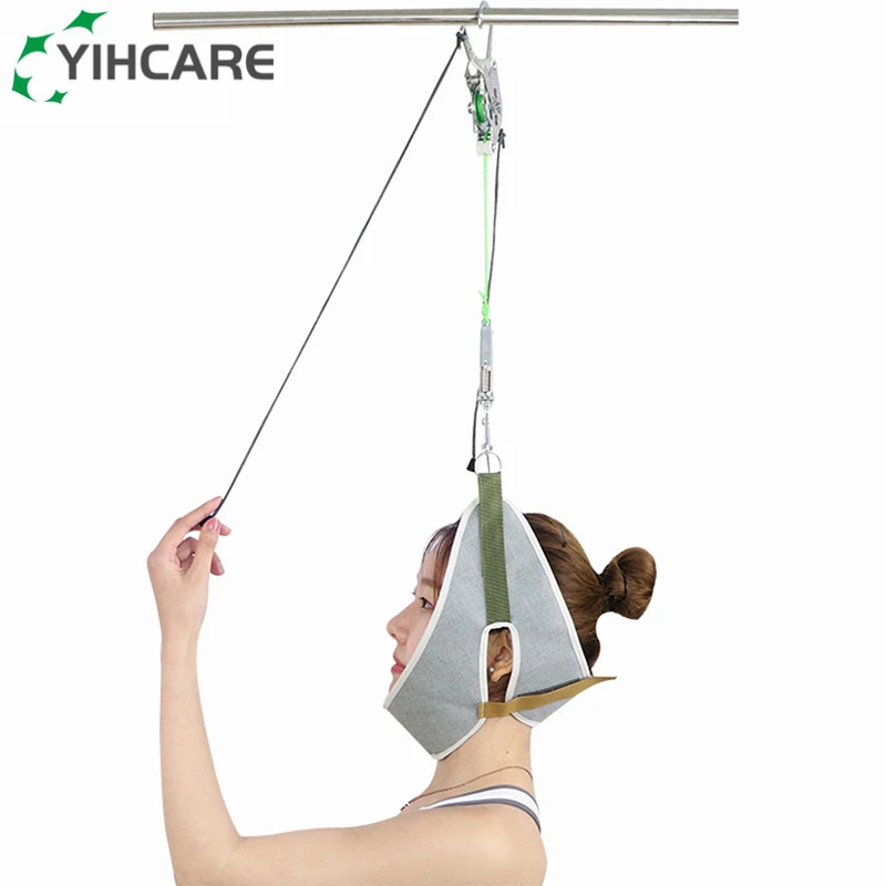 Массажер YihCare для шеи с крючком устройство хиропрактика растяжки шейного