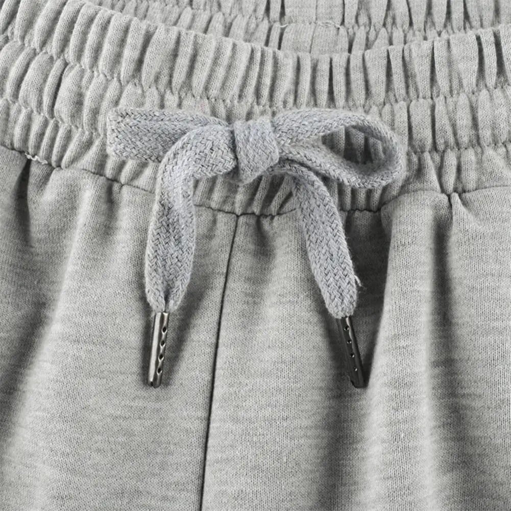 

50% New Arrival Women Baggy Wide Leg Pants Hole High Waist Pocket Loose Trousers Sweatpants