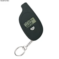 digital tire pressure meter with lcd display car pressure gauge tester meter support car motorcycle tire pressure gauge keychain