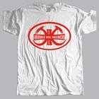 Новая модная мужская футболка с круглым вырезом, футболки с героями дель тихо рок эспанол, мужская черно-белая футболка, топы, футболки унисекс