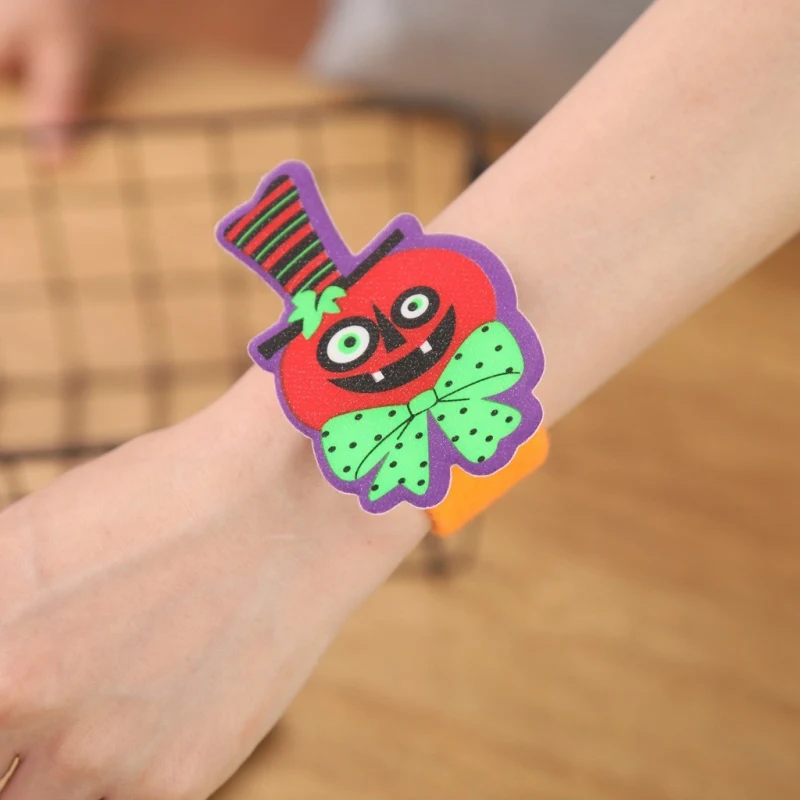 Браслеты на Хэллоуин с черным котом дизайнерские браслеты изображением тыквы