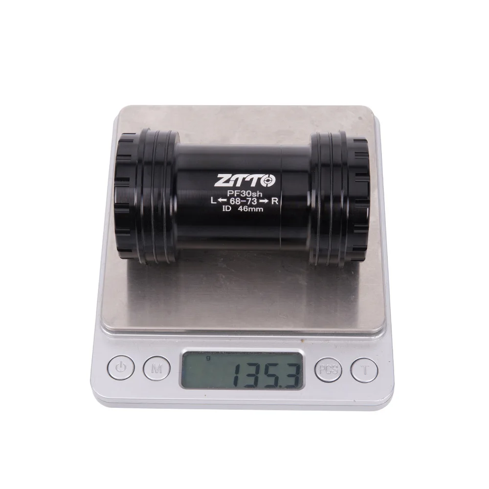ZTTO PF30sh PF30 24 Нижний Кронштейн MTB велосипедный резьбовой фиксатор Нижний Кронштейн MTB дорожный велосипед 24 мм кривошипная цепь