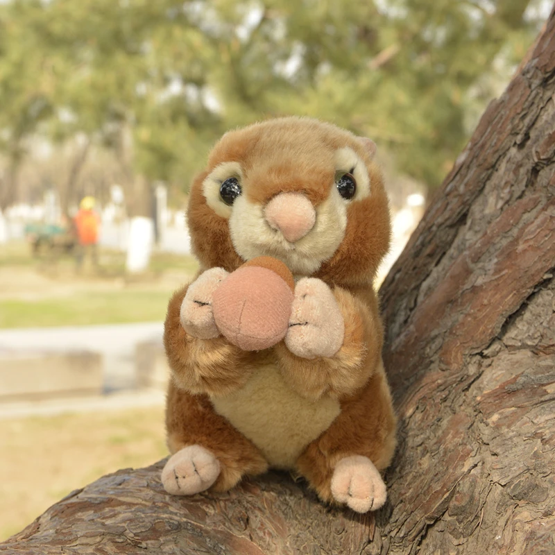 Аврора мягкие игрушки милая белка Имитация животных мягкая плюшевая игрушка