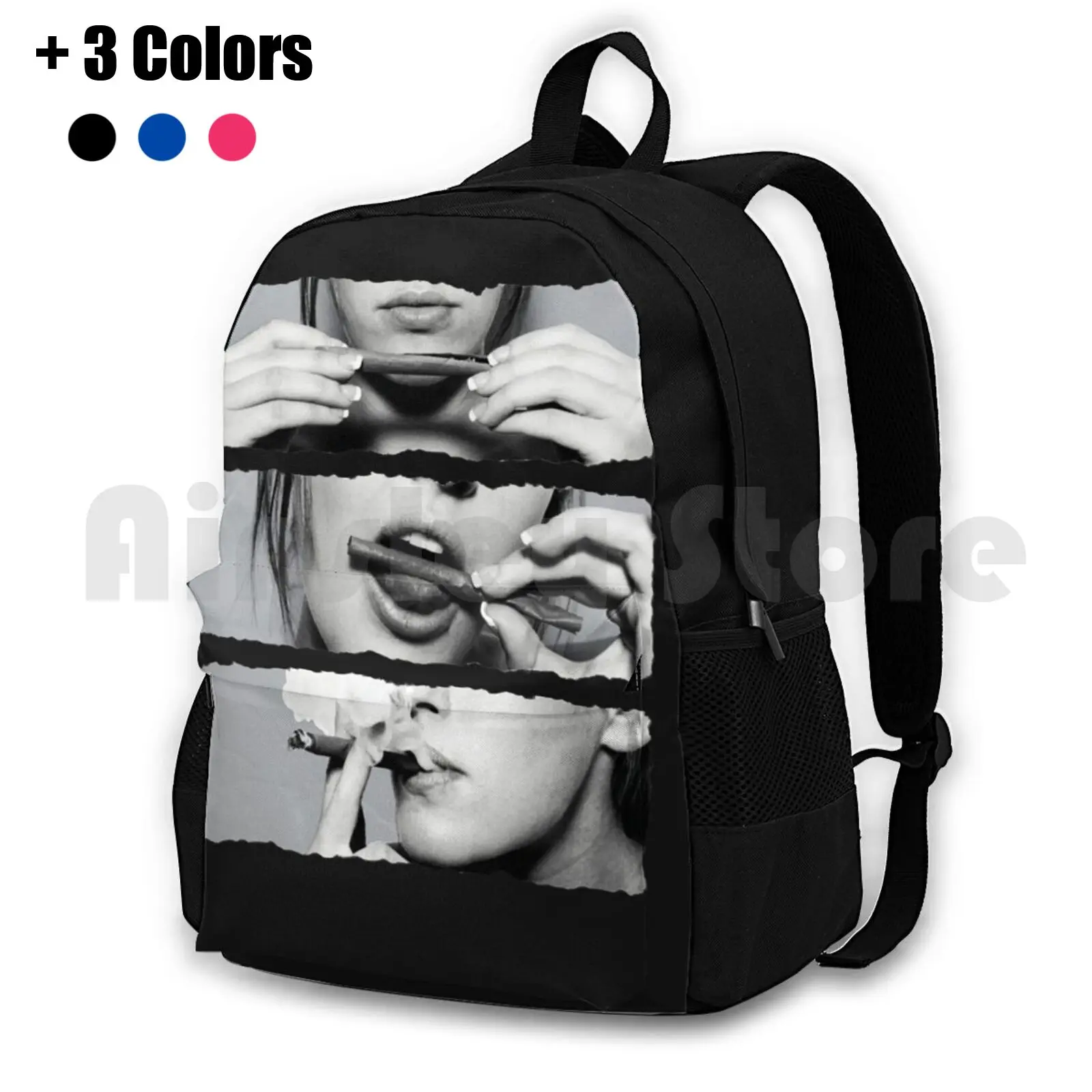 

Girls Love Blunts Outdoor Hiking Backpack Riding Climbing Sports Bag Hashish Wild Free Music Lsd Top Selling Weed Thc Awesome