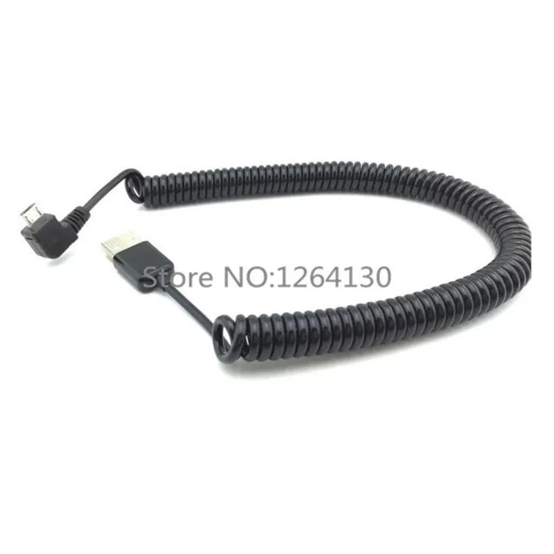 USB revolution micro штекер 90 градусов прямоугольный пружинный кабель Samsung HTC LG