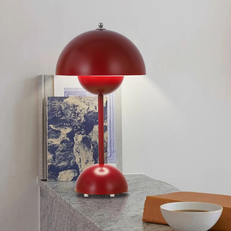 

Современная креативная настольная лампа в виде бутонов, светодиодная лампа для кабинета, гостиной, спальни, перезаряжаемые сенсорные беспроводные лампы, настольная лампа, светильник для домашнего декора