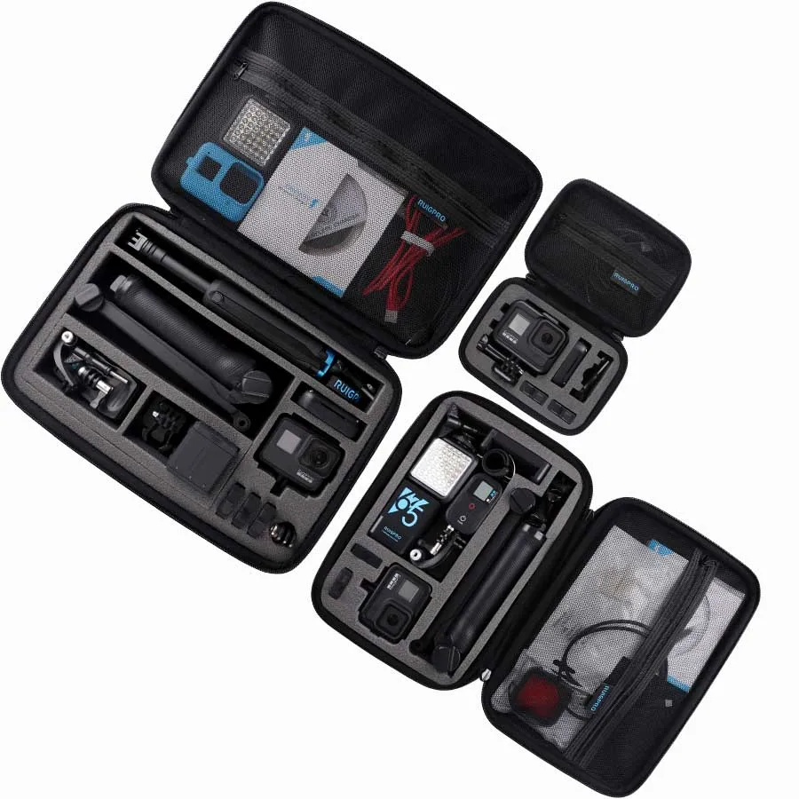 

Portable Storage Bag For Gopro Case for Xiaomi Yi For Go Pro Hero11 10 9 8 7 6 5 Black DJI OSMO Pocket action Camera Accessories