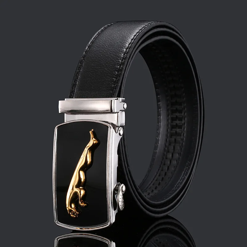 Мужской ремень из воловьей кожи с автоматической пряжкой|Мужские ремни| |