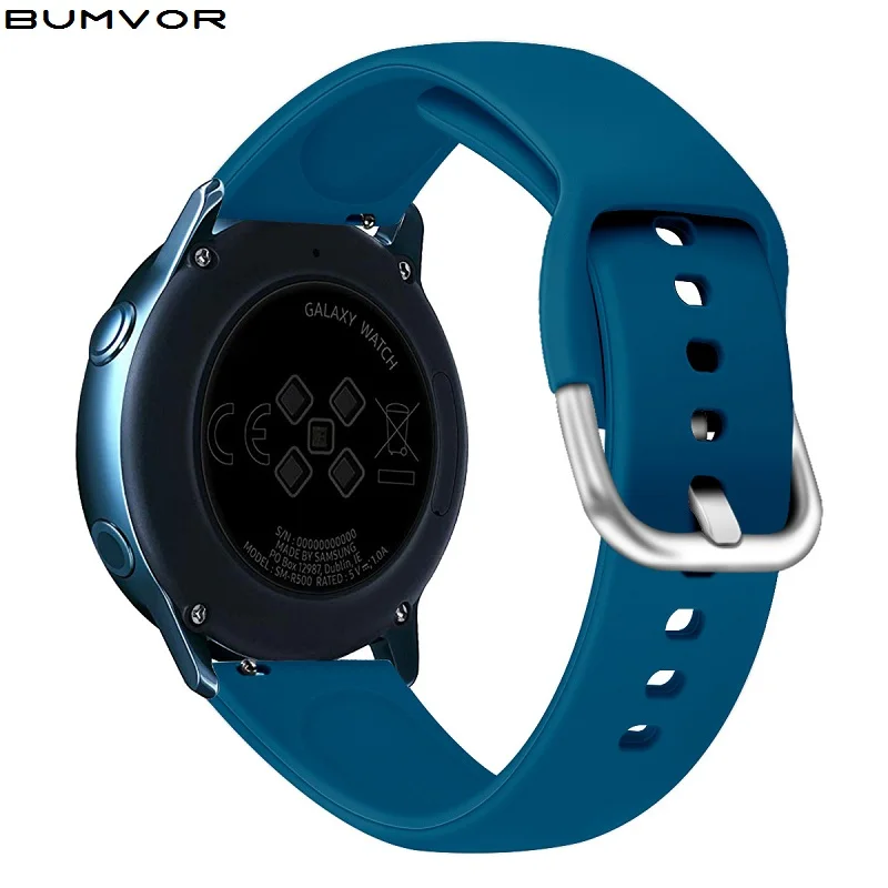 Galaxy watch активный ремешок для Samsung Gear Sport/42 мм amazfit bip 20 часов correa pulseira браслет