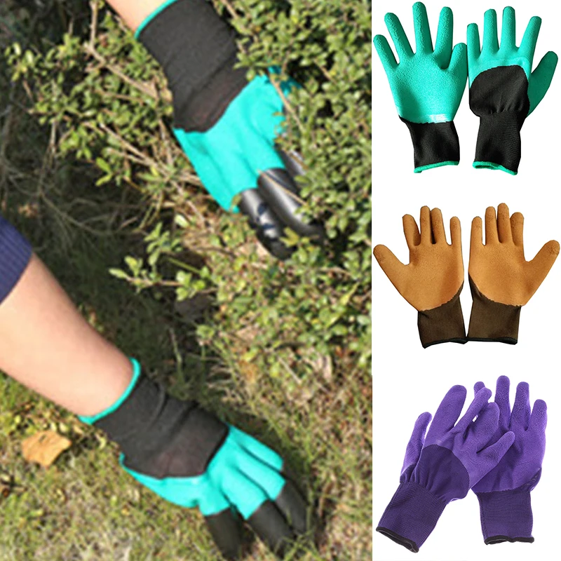

Latex Protective Gloves Unisex Anti Slip Gardening Gloves Breathable Soft Durable Waterproof Rubber Gloves Work Mittens 1 Pairs