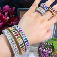 missvikki gorgeous luxury ornate jewelry bangle ring sets jewelry set high quality for women wedding brincos para as mulheres