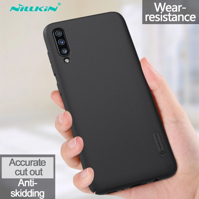 Чехол для Galaxy A70/A50/A40/A30/A10/M30/M20/M10 Nillkin Super Frosted Shield Твердый чехол на заднюю панель Противоскользящий чехол