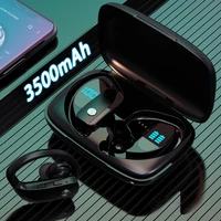 3500mah charging box tws earphone wireless bluetooth headphones sport earbuds gaming headsets led power display music earphones