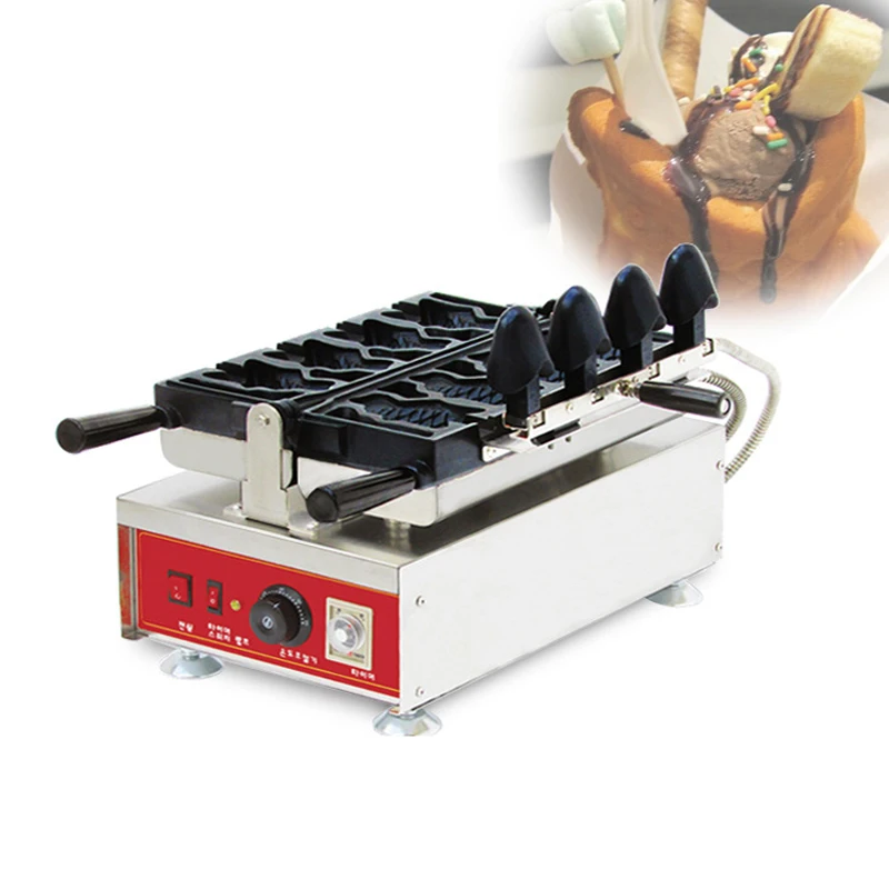 

220 В Коммерческая вафельная машина для торта, мороженое, пончики, ресторан, магазин напитков, кофейня, хлебобулочная закуска, оборудование и...